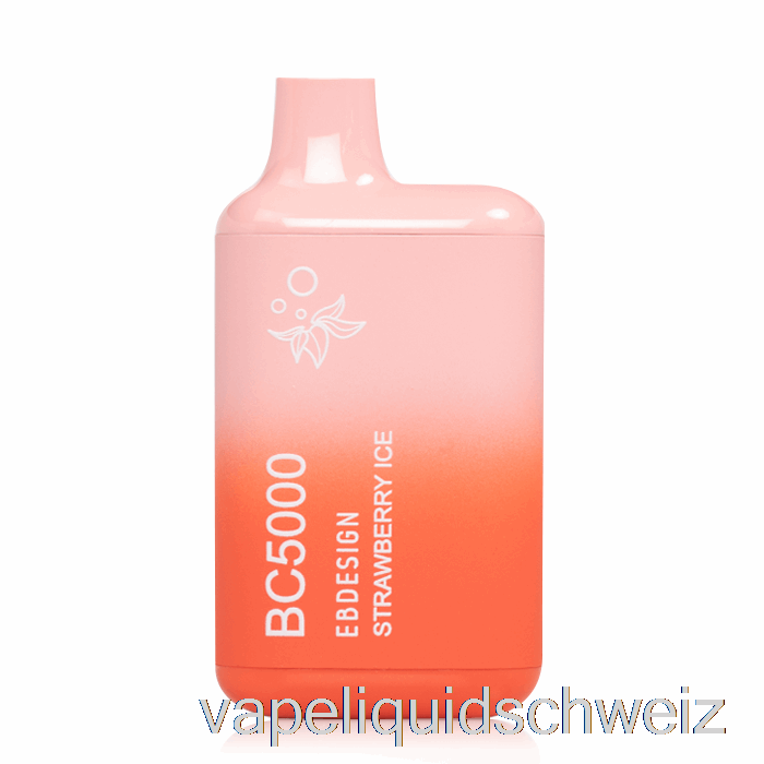 Bc5000 Einweg-Erdbeer-Eis-Vape-Flüssigkeit E-Liquid Schweiz